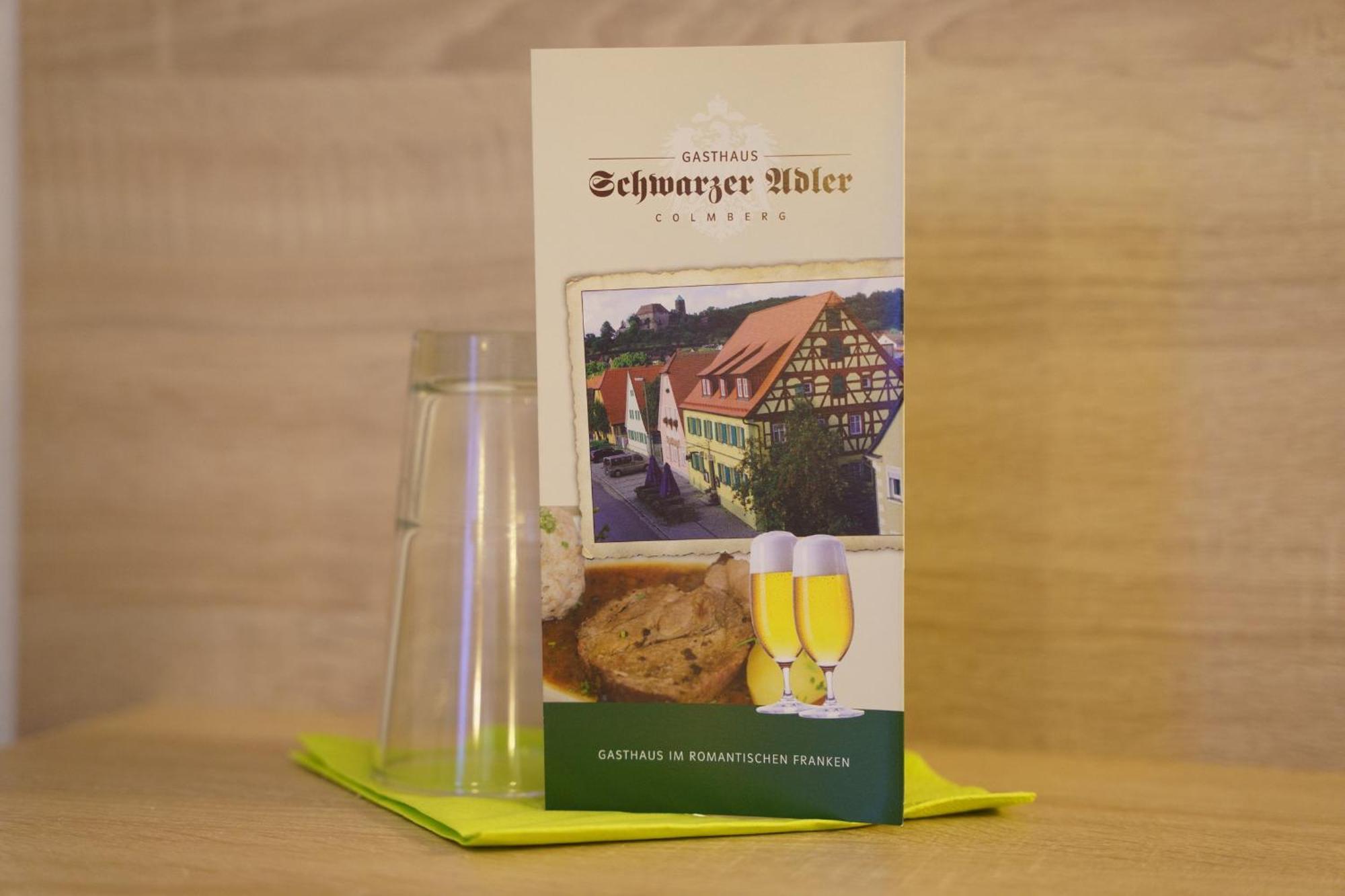 Gasthaus Schwarzer Adler Colmberg Luaran gambar
